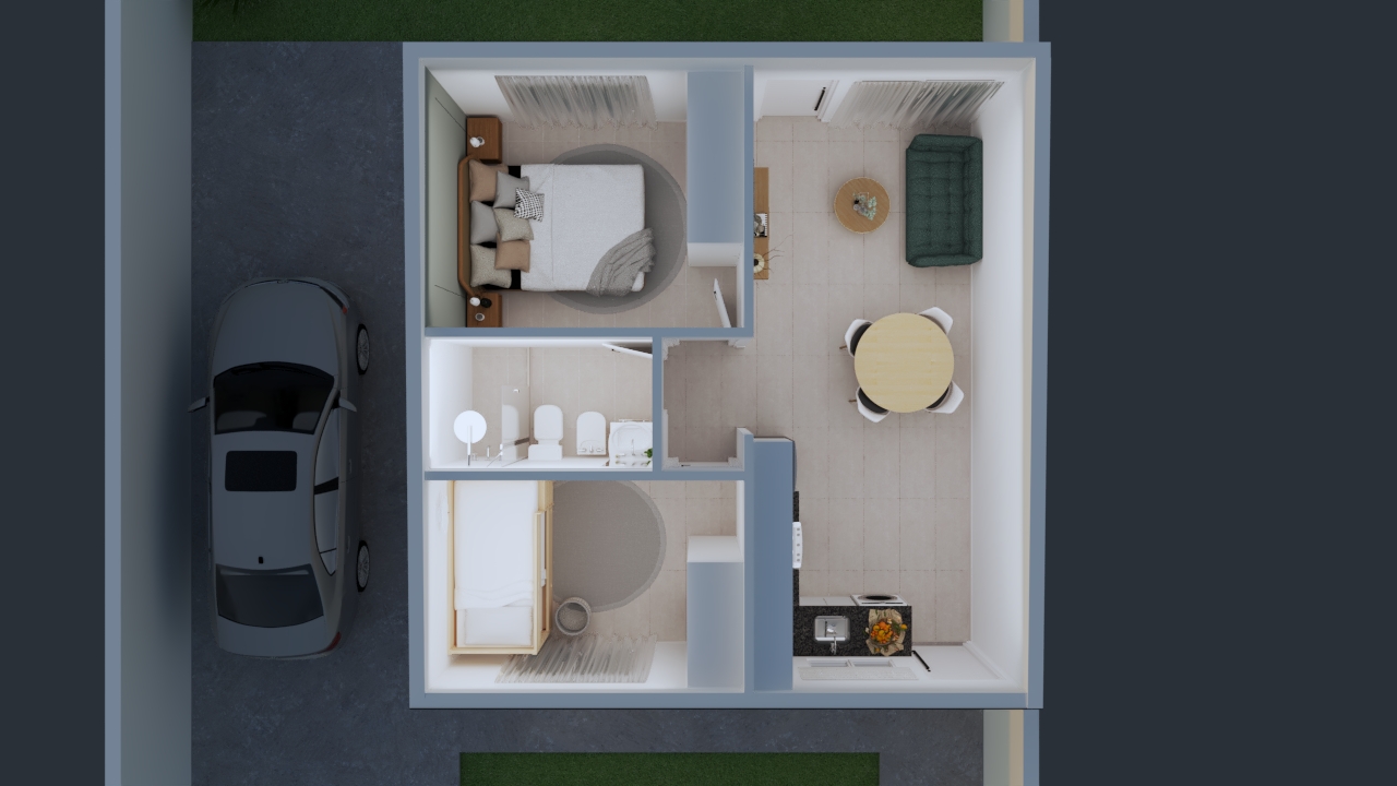Casa Andes render interior