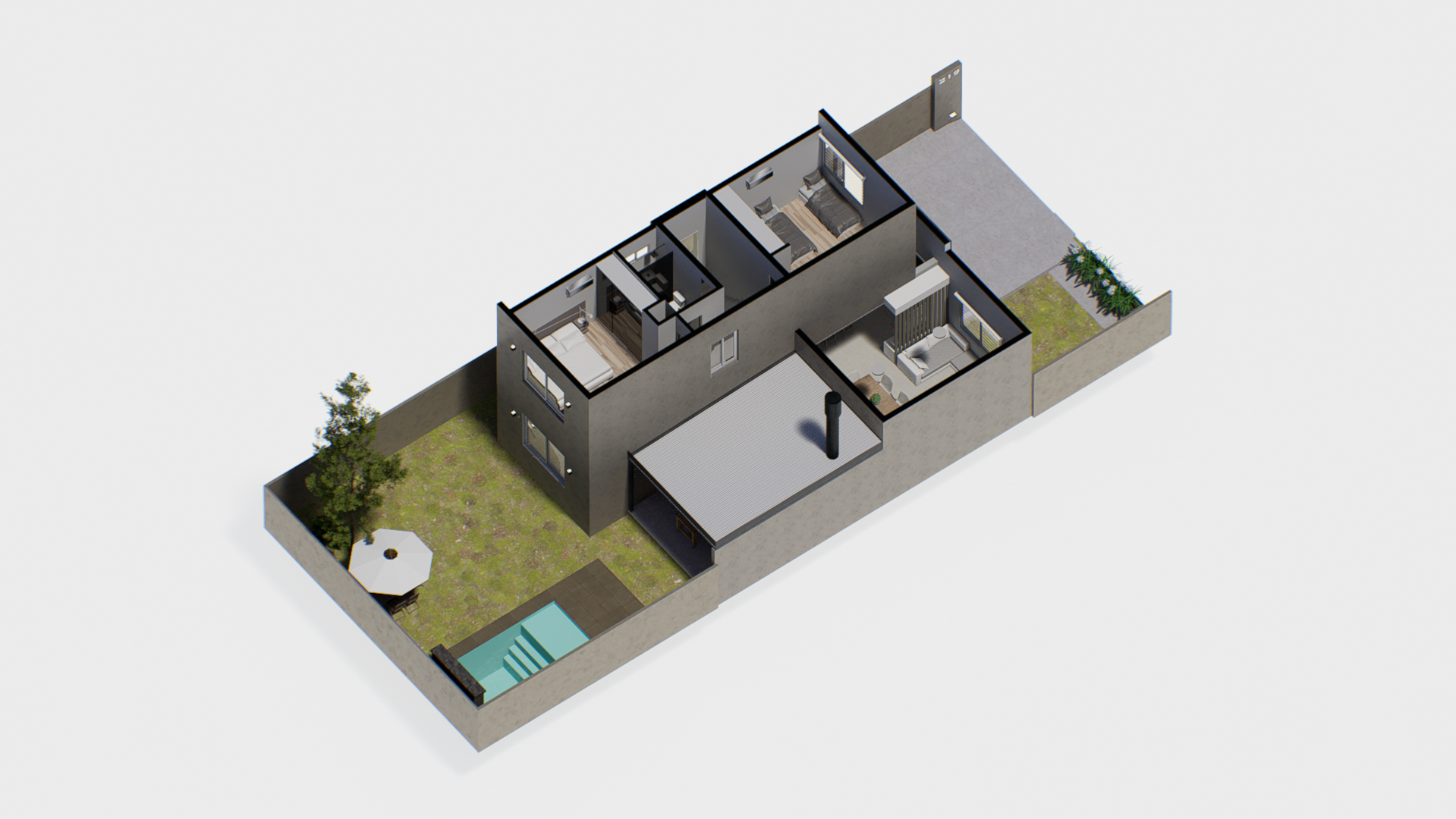 Casa Litoral render interior