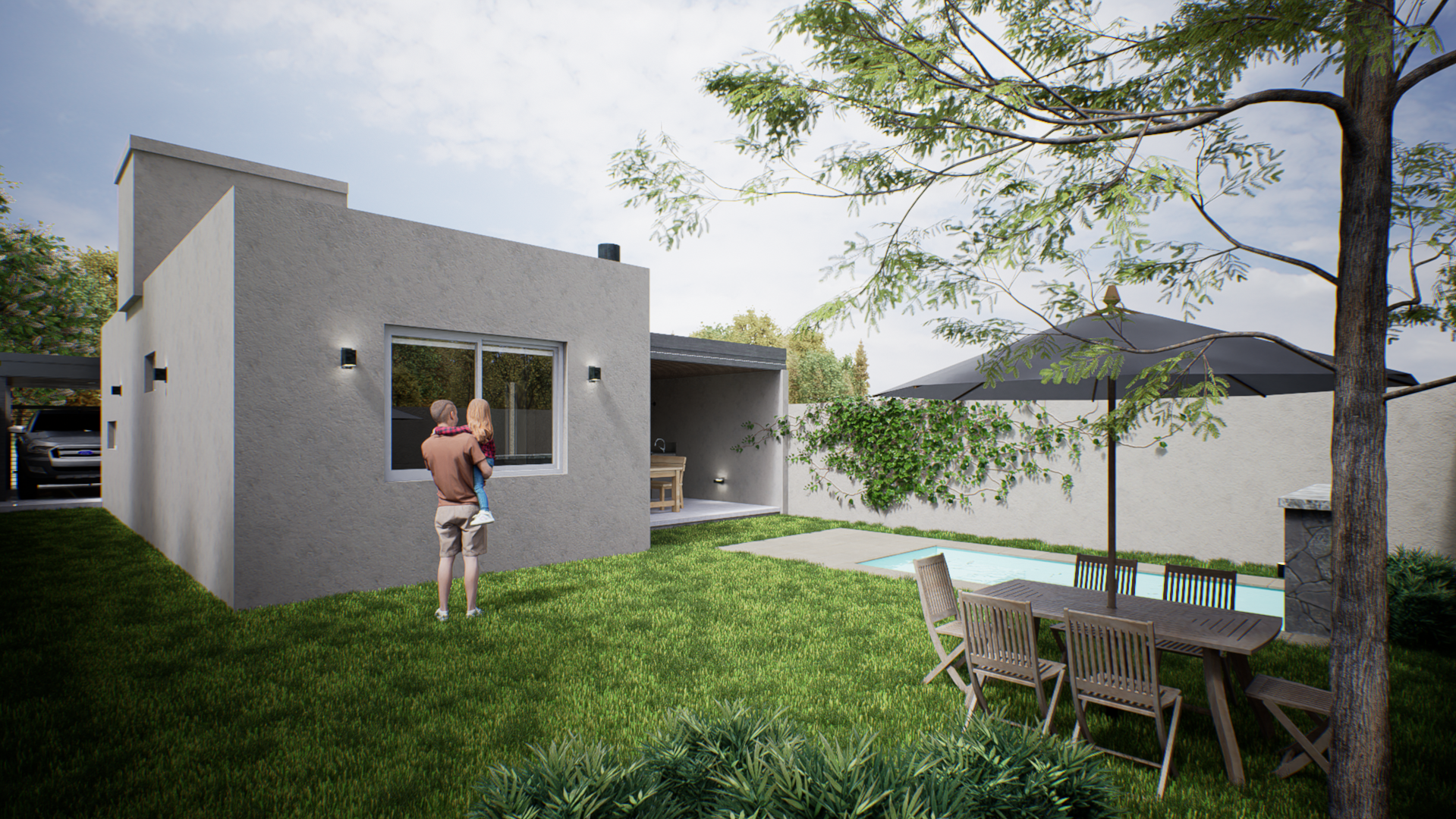 Casa Litoral render interior