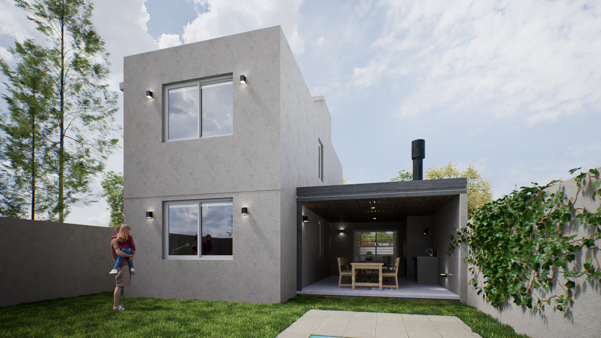 Casa Litoral render interior